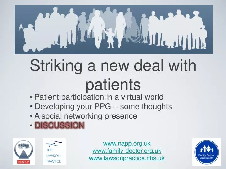 workshop 4 striking a new deal with patients