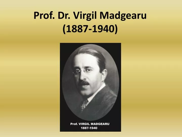 prof dr virgil madgearu 1887 1940