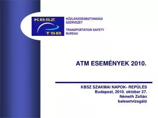 atm esem nyek 2010