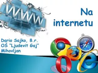 na internetu