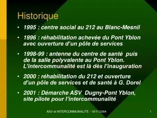historique