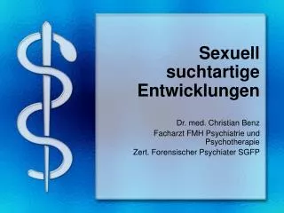 sexuell suchtartige entwicklungen