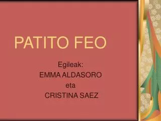 patito feo