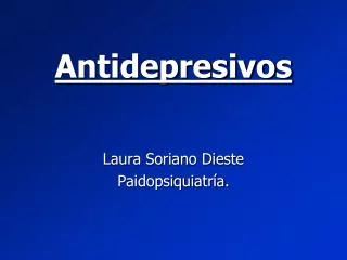 antidepresivos