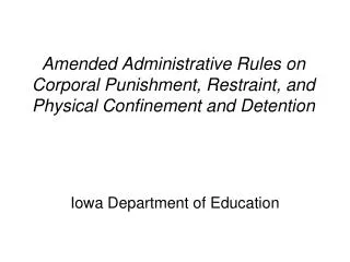 Iowa Department of Education