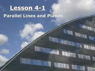 Lesson 4-1