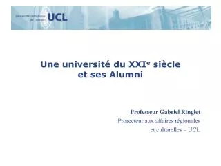 une universit du xxi e si cle et ses alumni