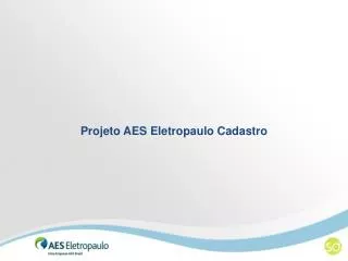 projeto aes eletropaulo cadastro