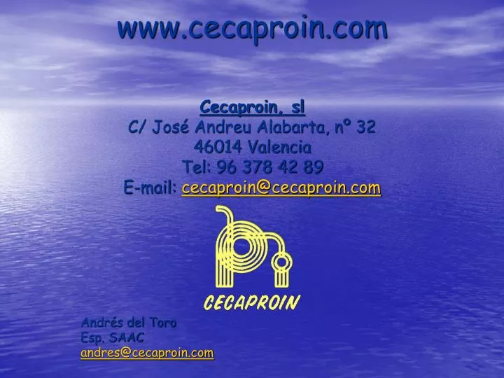 www cecaproin com