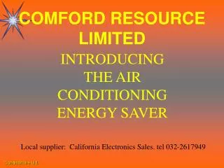 COMFORD RESOURCE LIMITED