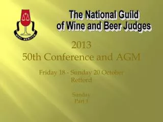 2013 50th Conference and AGM