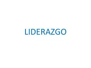 liderazgo