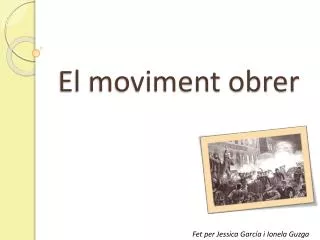 el moviment obrer