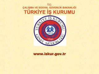 t c ali ma ve sosyal g venl k bakanli i t rk ye kurumu