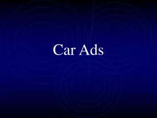 car ads