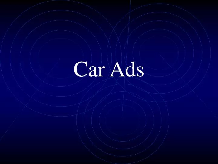 car ads