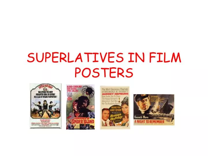 superlatives in film posters