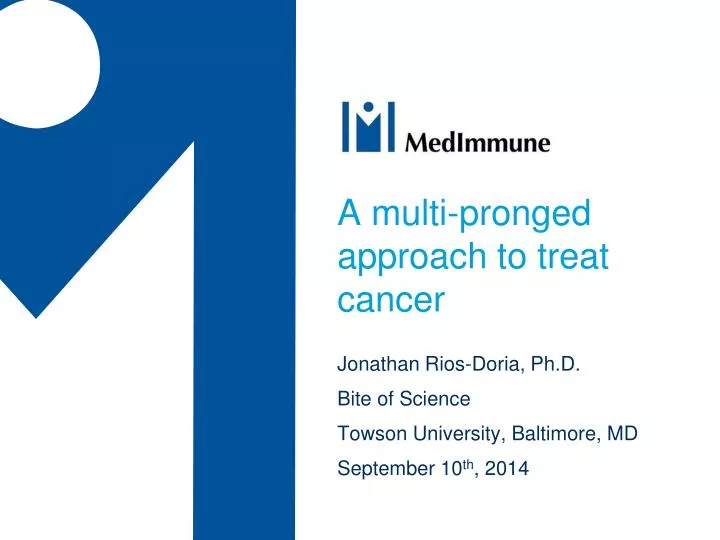 a multi pronged approach to treat cancer