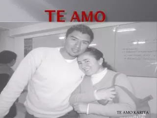 te amo