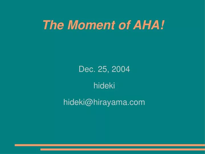 dec 25 2004 hideki hideki@hirayama com