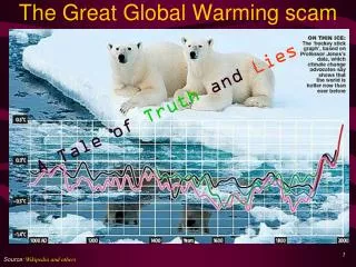 The Great Global Warming scam