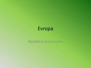 evropa