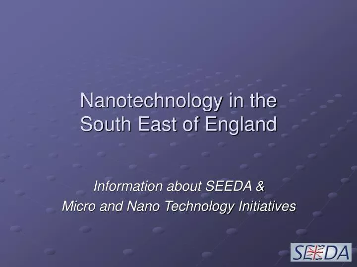 nanotechnology in the south east of england