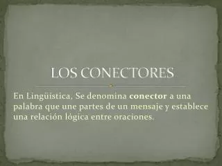 los conectores