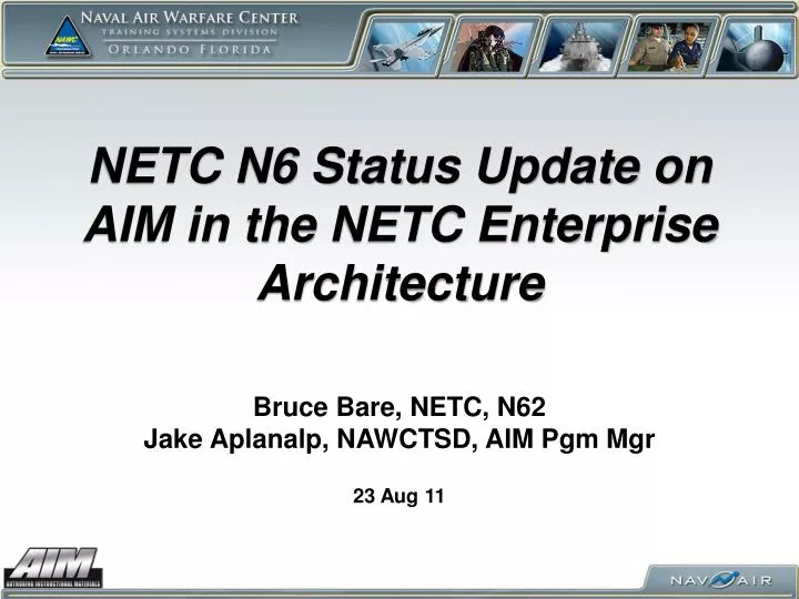 netc n6 status update on aim in the netc enterprise architecture