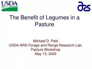 The Benefit of Legumes in a Pasture
