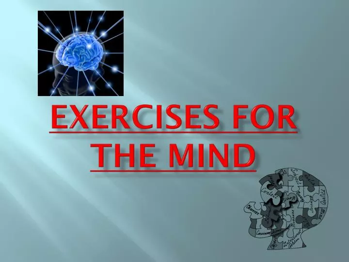 exercises for the mind