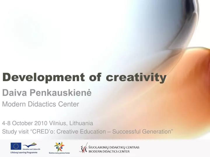development of creativity