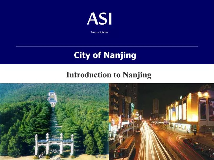 city of nanjing