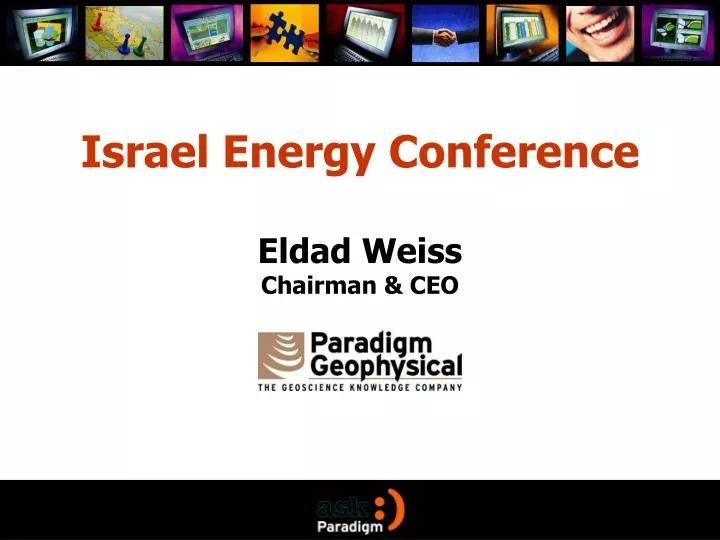 israel energy conference eldad weiss chairman ceo