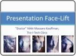 Presentation Face-Lift - slide 1