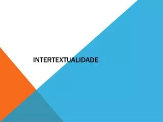 intertextualidade
