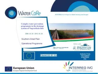 INTERREG IV C-Project on Water Scarcity and Drought