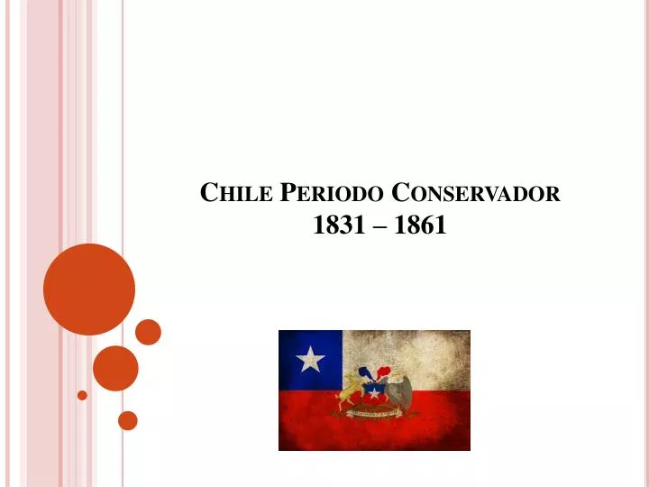 chile periodo conservador 1831 1861