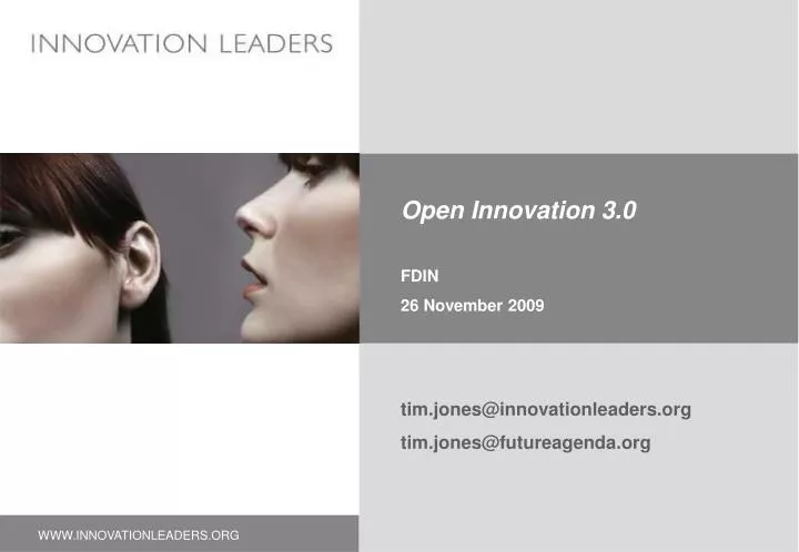 open innovation 3 0