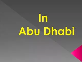 in abu dhabi