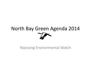 North Bay Green Agenda 2014