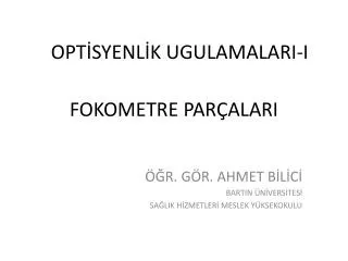 fokometre par alari