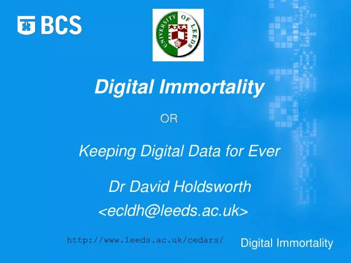 digital immortality