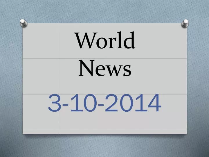 world news