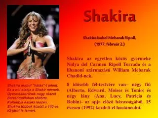 shakira