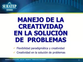 PPT - CREATIVIDAD E INNOVACIÓN PowerPoint Presentation, Free Download ...