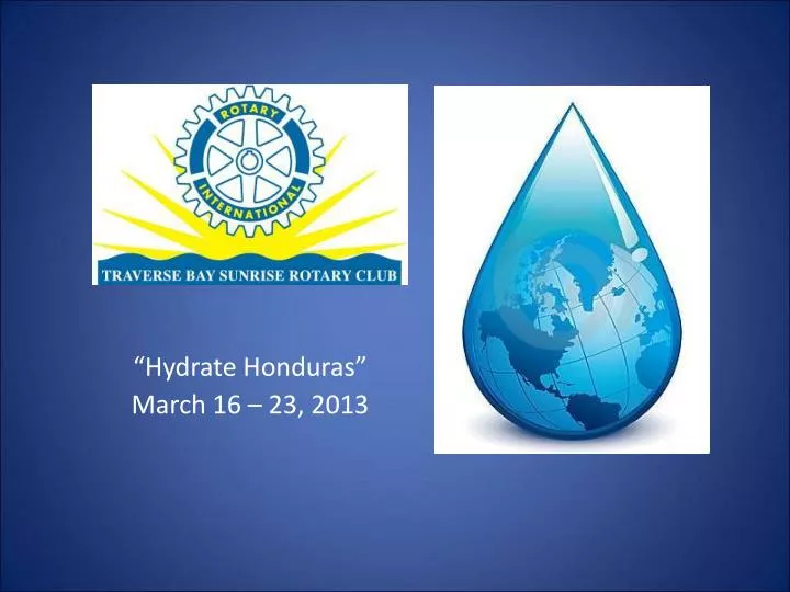 hydrate honduras march 16 23 2013