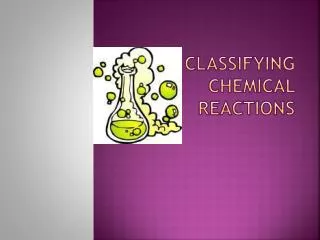 classifying chemical reactions