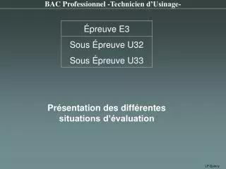 bac professionnel technicien d usinage