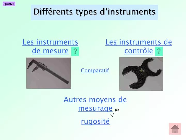 diff rents types d instruments